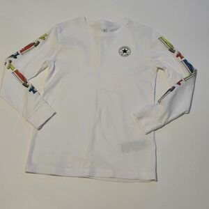 Converse/Chuck Taylor/White Graphic Long Sleeve‎ Shirt/Size M